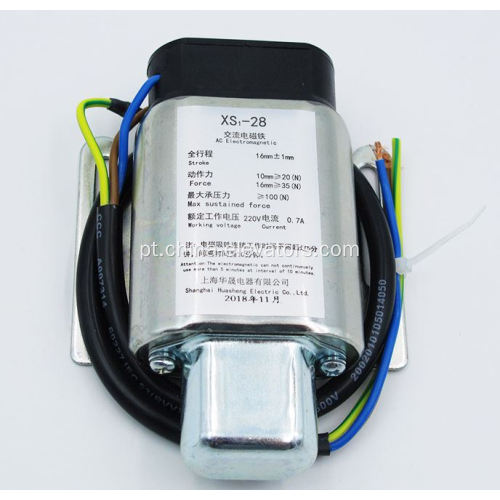 XS1-28 ECTROMAGNET DE AC para governadores de velocidade do elevador MRL